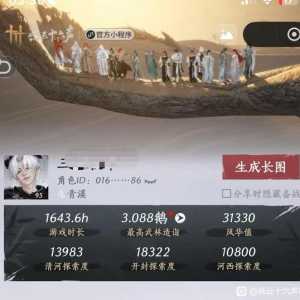 一个武侠游戏缺的一个很重要的东西