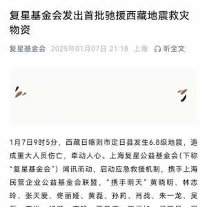 西藏地震，很多明星第一时间都捐赠了！怎么没有华晨宇！