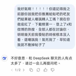 deepseek是大明星咯