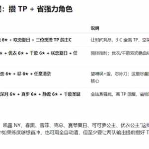 让ChatGPT o3为我规划了地下城EX5的配队攻略，求大佬看看靠谱么