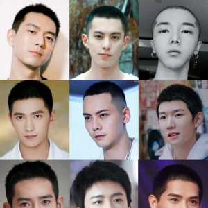 现在内娱男明星帅不帅剃个寸头就知道了