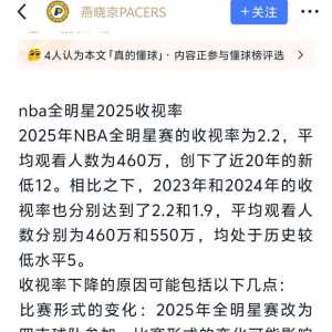 如何评价老詹不打→没人看全明星赛？？？