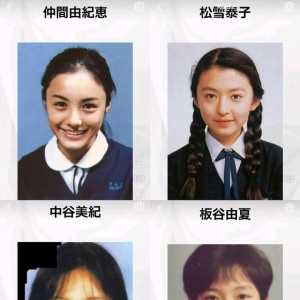 【颜值】日本女明星其实大部分中学时候都不出挑啊