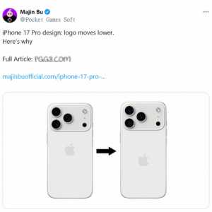 苹果iPhone 17新外观设计，经典Logo位置变化引发PG游戏圈讨论