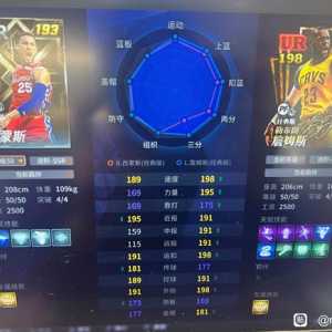 傲天全明星排位首测！本西蒙斯经典版vs詹姆斯经典版