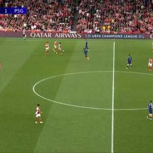 看呆了，阿森纳VS巴黎，这欧冠水平真高，我毛暂时难望其背啊