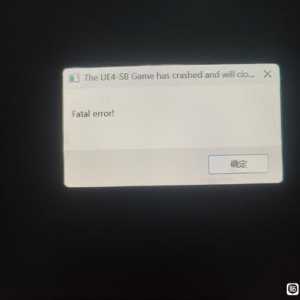 进游戏报错是什么原因