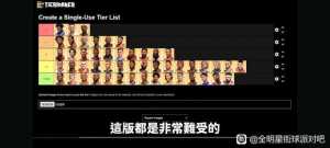 这排行你们感觉有无出入